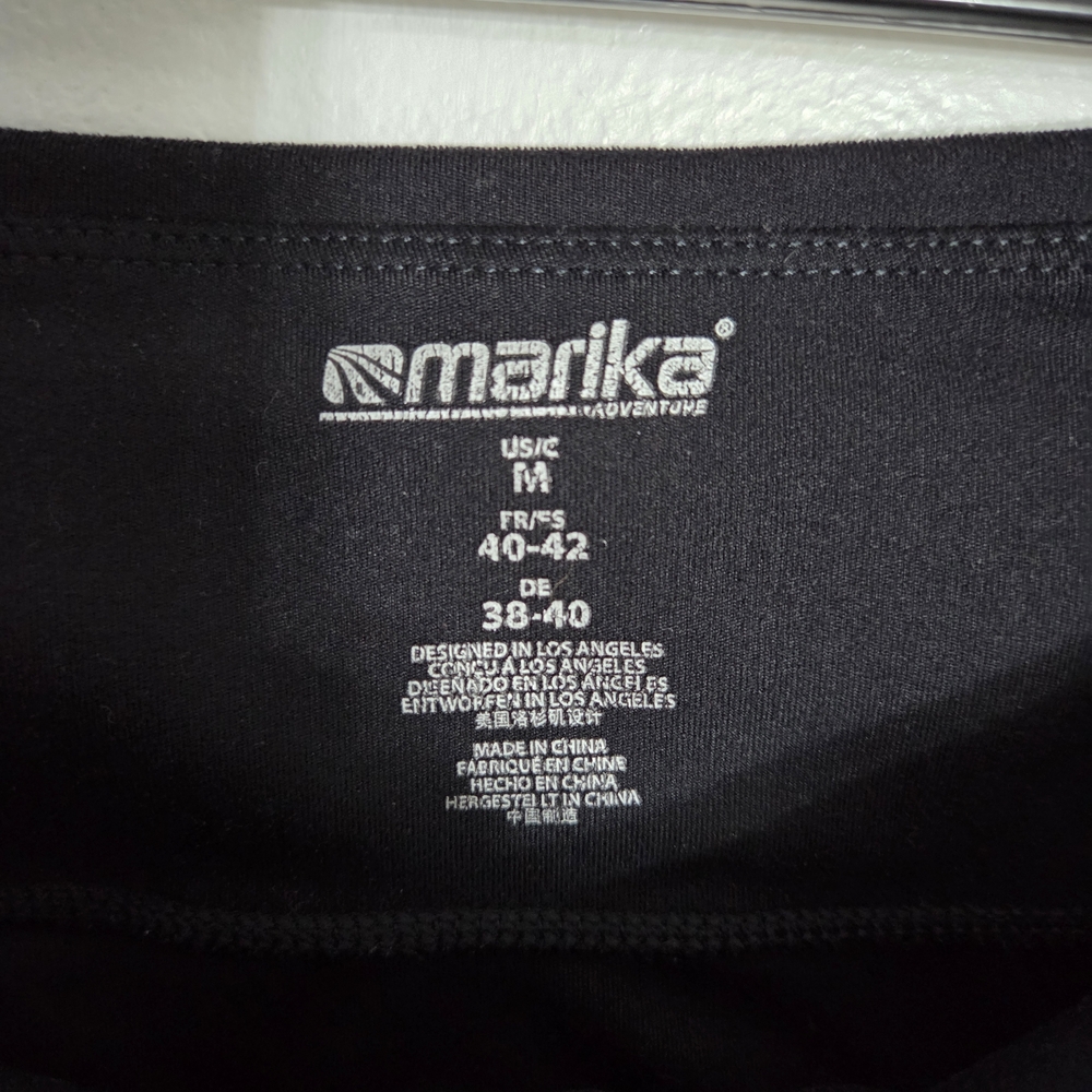 Marika Black High-Waisted Leggings w/ Zipper Pockets | Marika Black Leggings